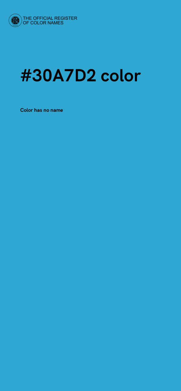#30A7D2 color image