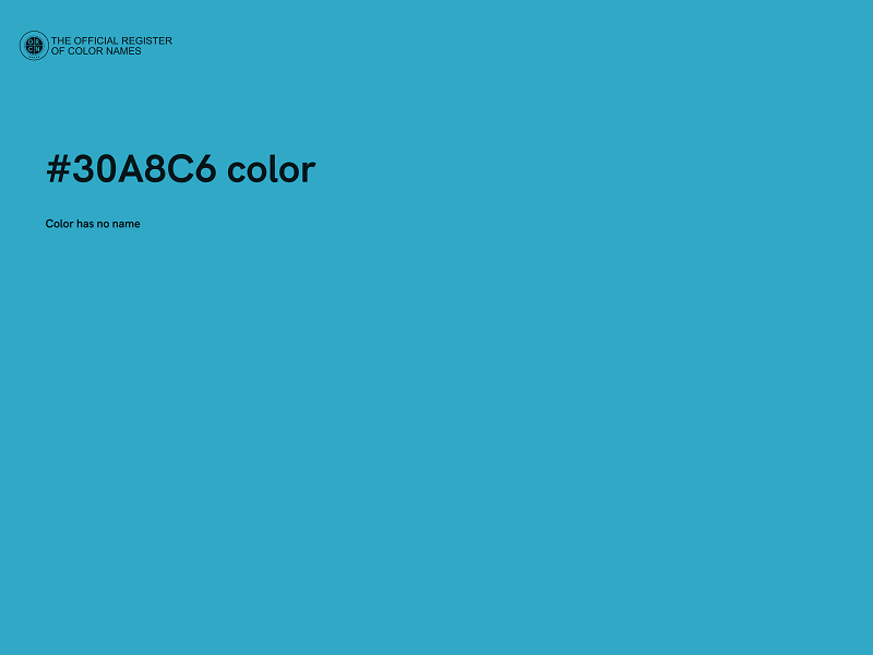 #30A8C6 color image