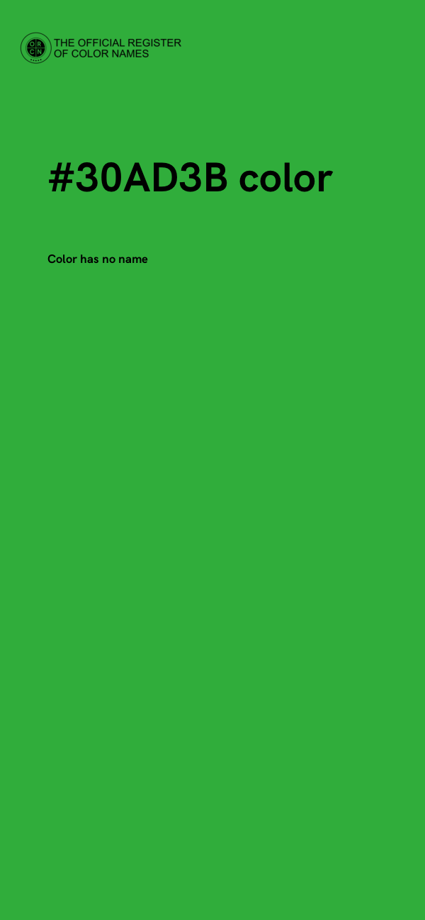 #30AD3B color image