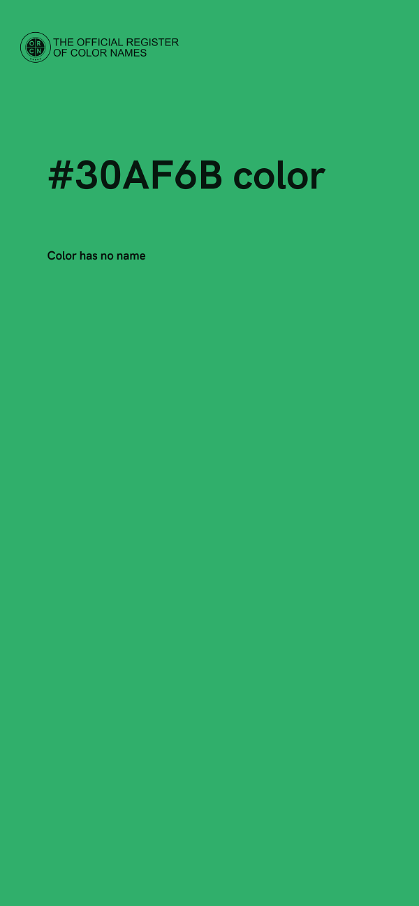 #30AF6B color image