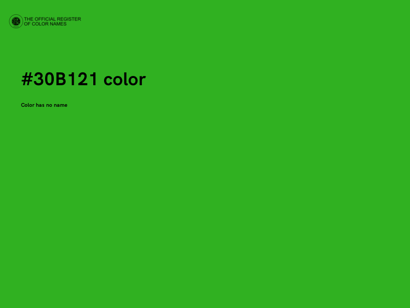 #30B121 color image