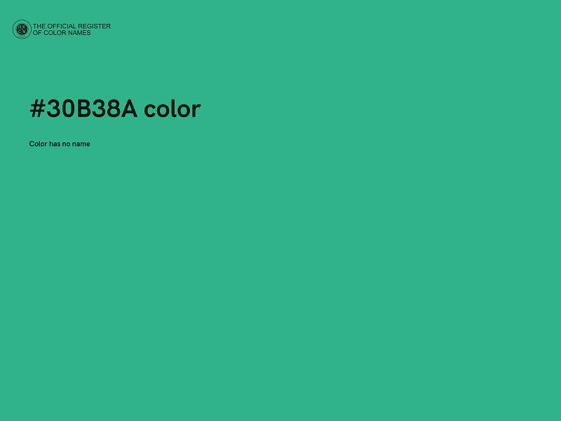 #30B38A color image