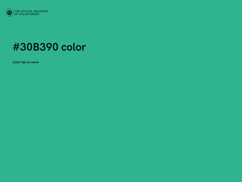 #30B390 color image
