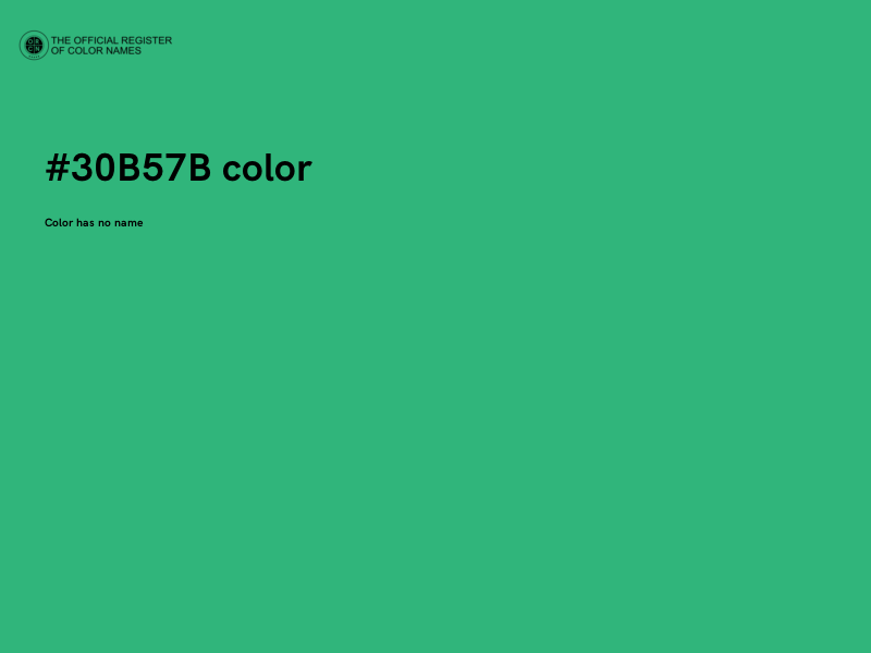 #30B57B color image