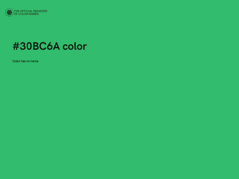 #30BC6A color image