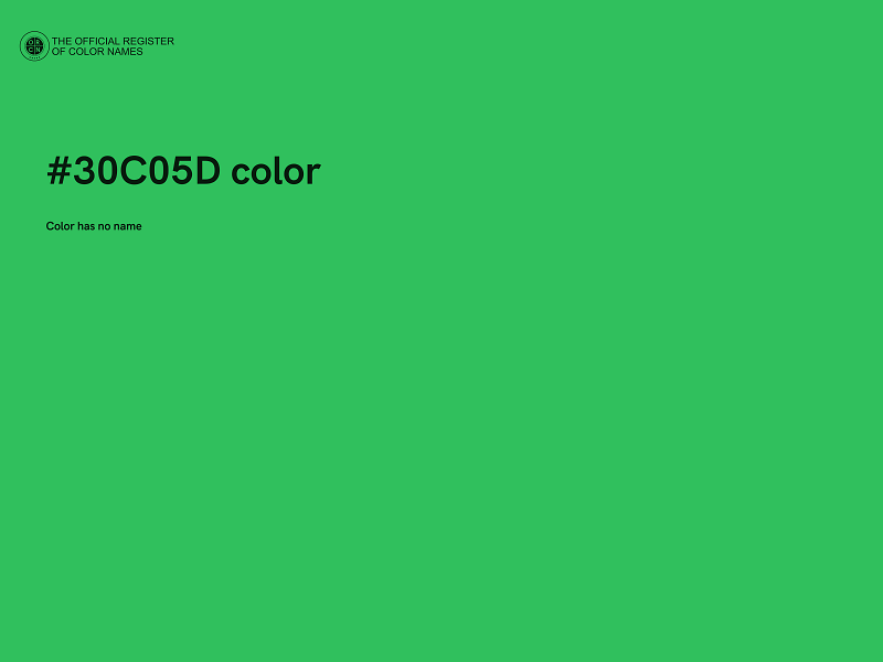 #30C05D color image