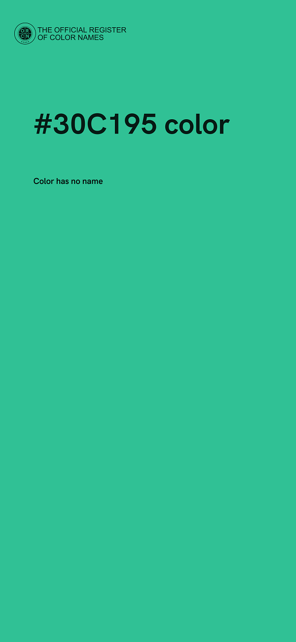 #30C195 color image