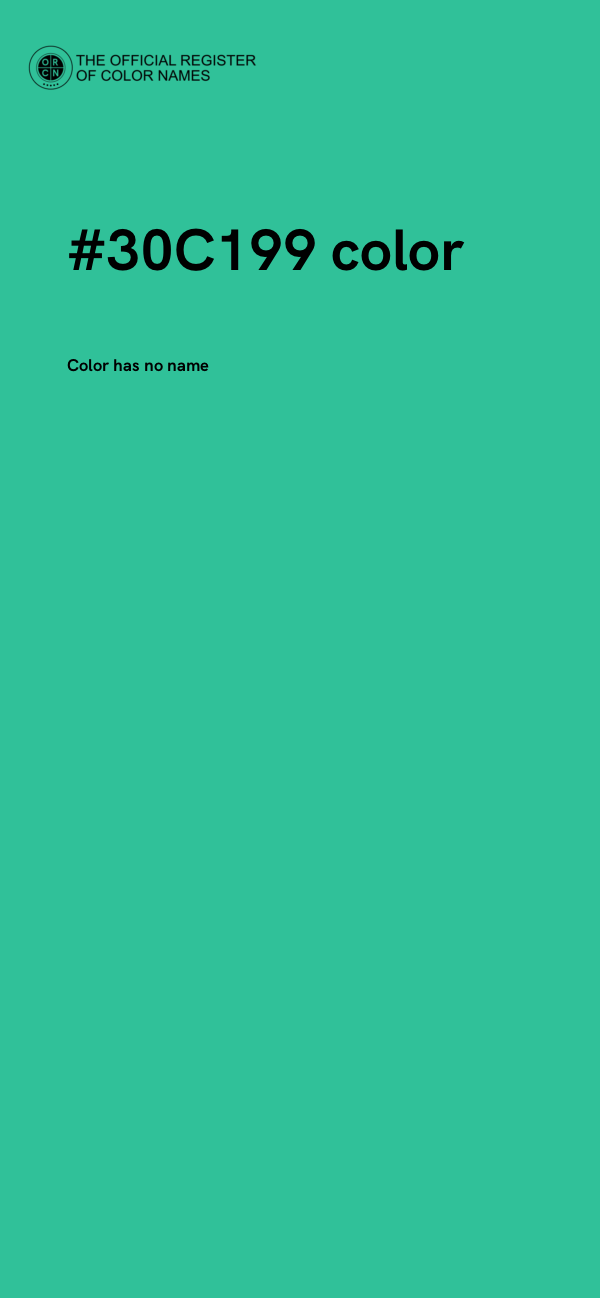 #30C199 color image