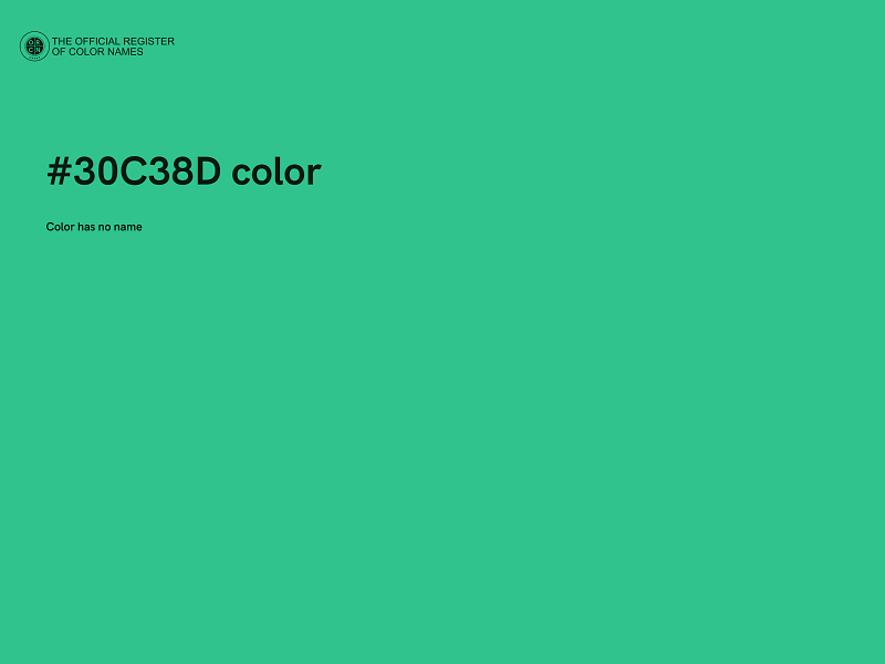 #30C38D color image