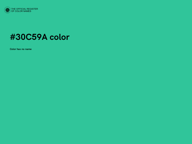 #30C59A color image