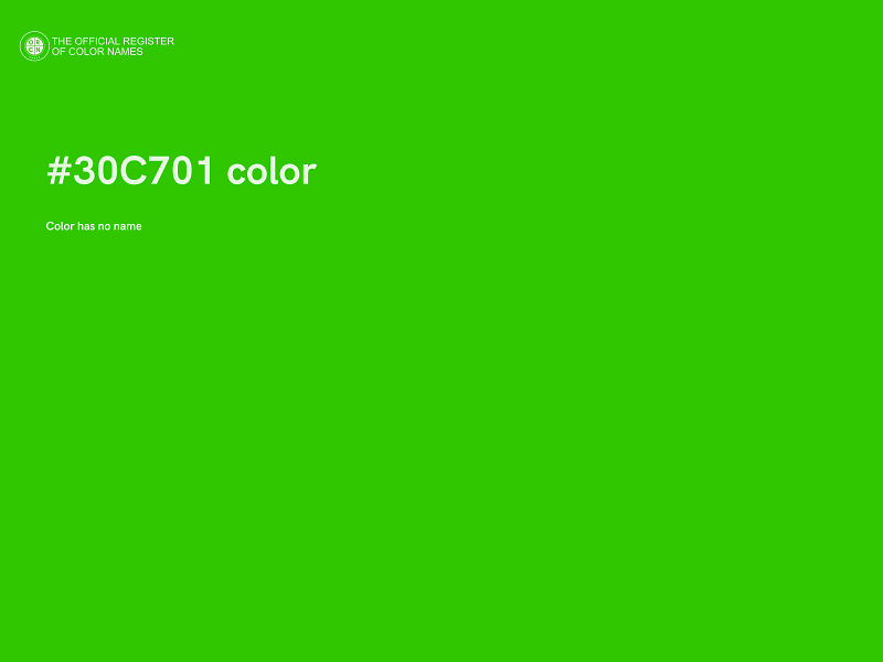 #30C701 color image