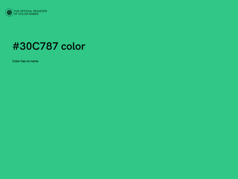 #30C787 color image