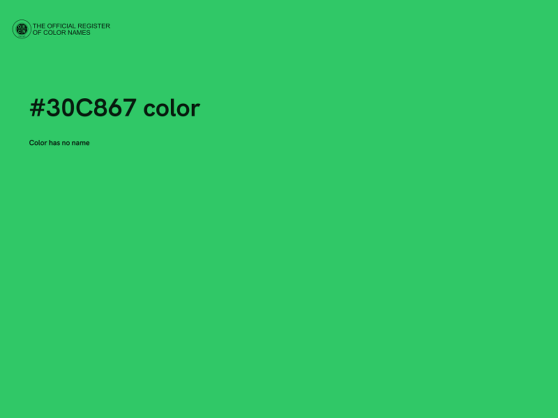 #30C867 color image