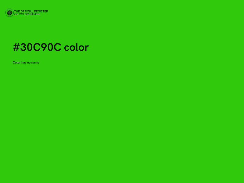 #30C90C color image