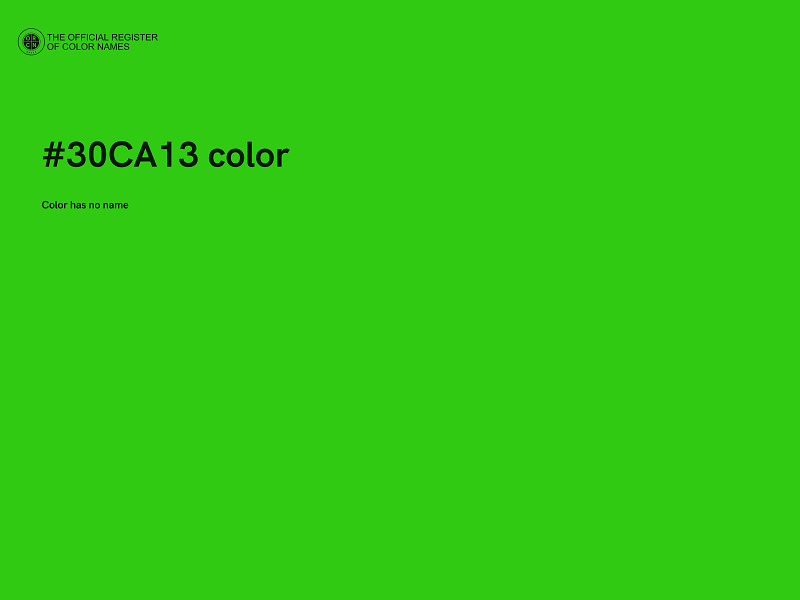 #30CA13 color image