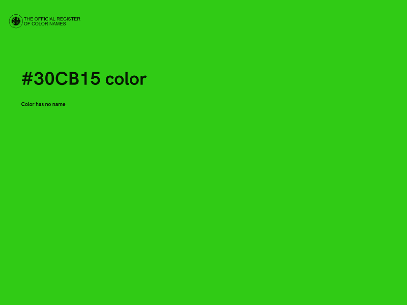 #30CB15 color image