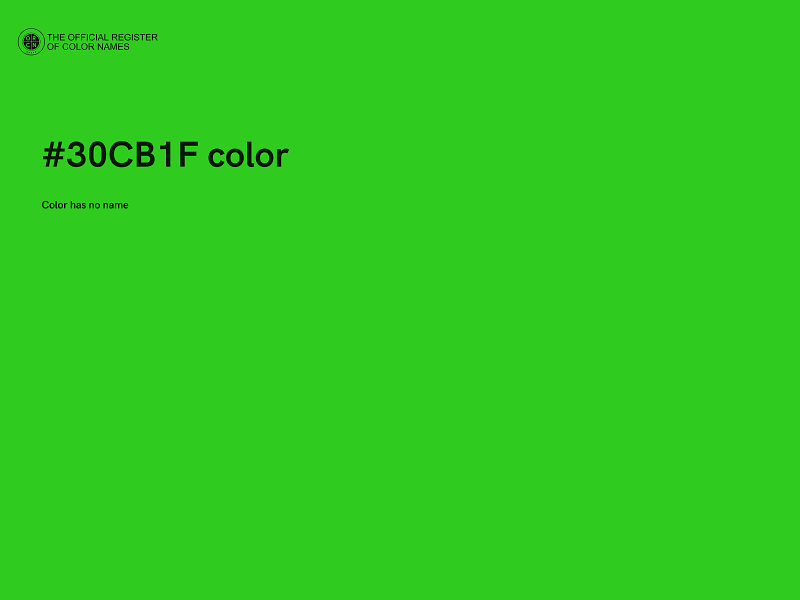 #30CB1F color image