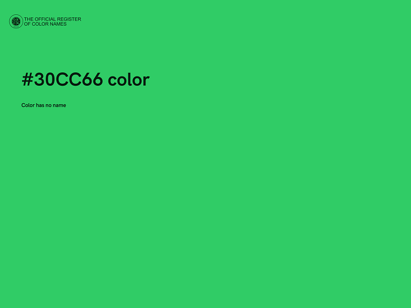 #30CC66 color image