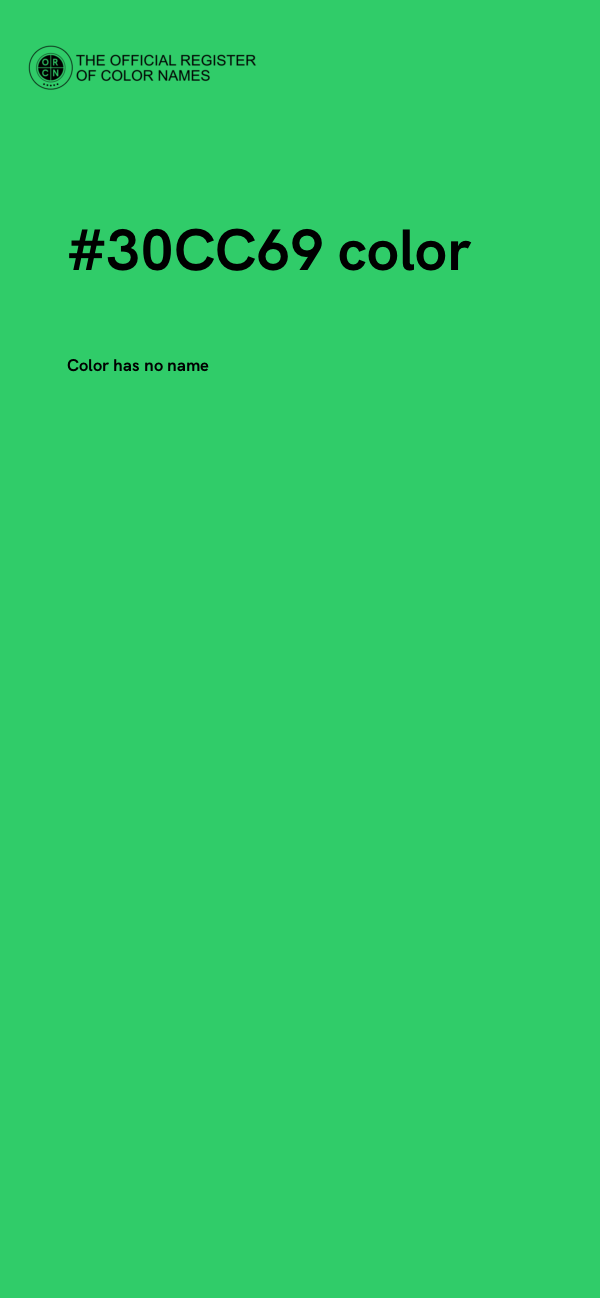 #30CC69 color image