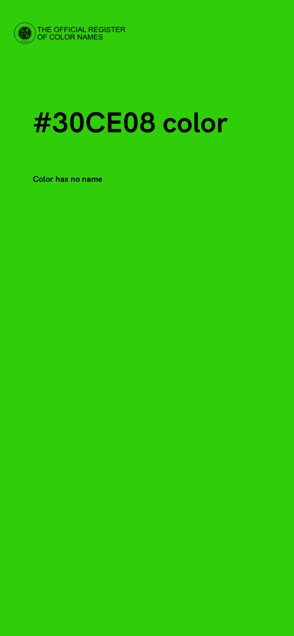 #30CE08 color image
