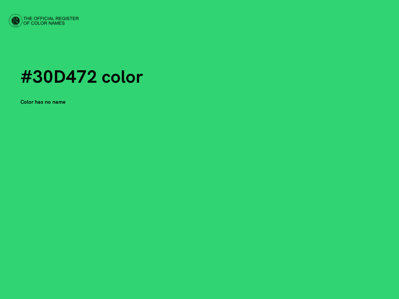 #30D472 color image
