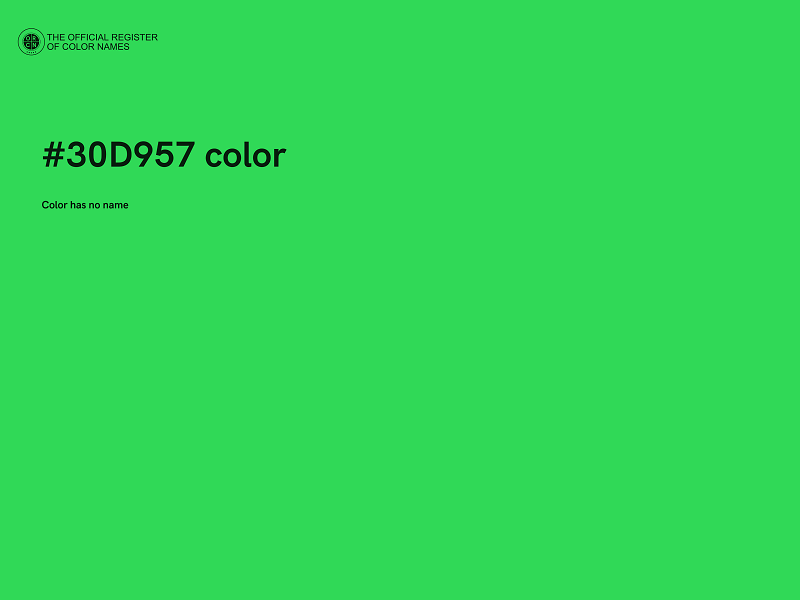 #30D957 color image