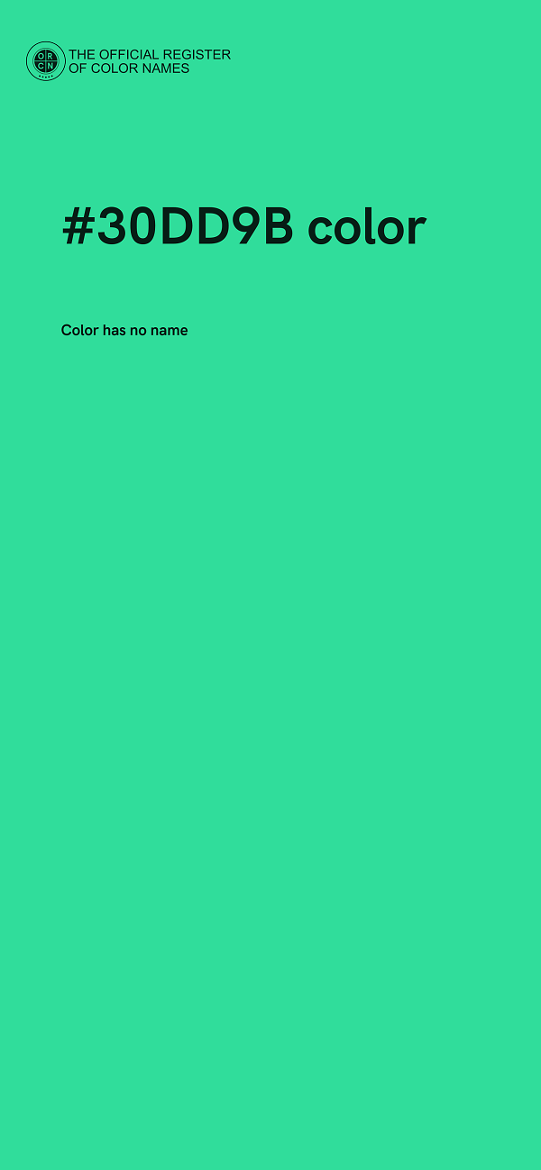 #30DD9B color image
