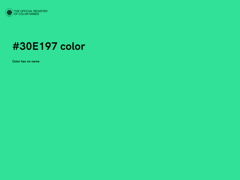 #30E197 color image