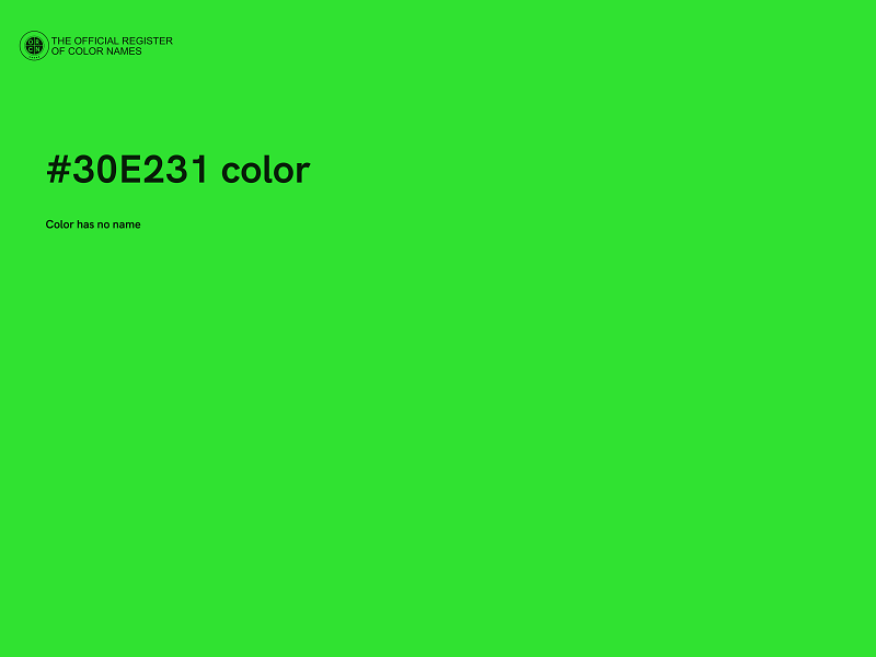 #30E231 color image