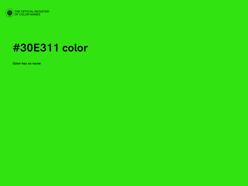 #30E311 color image