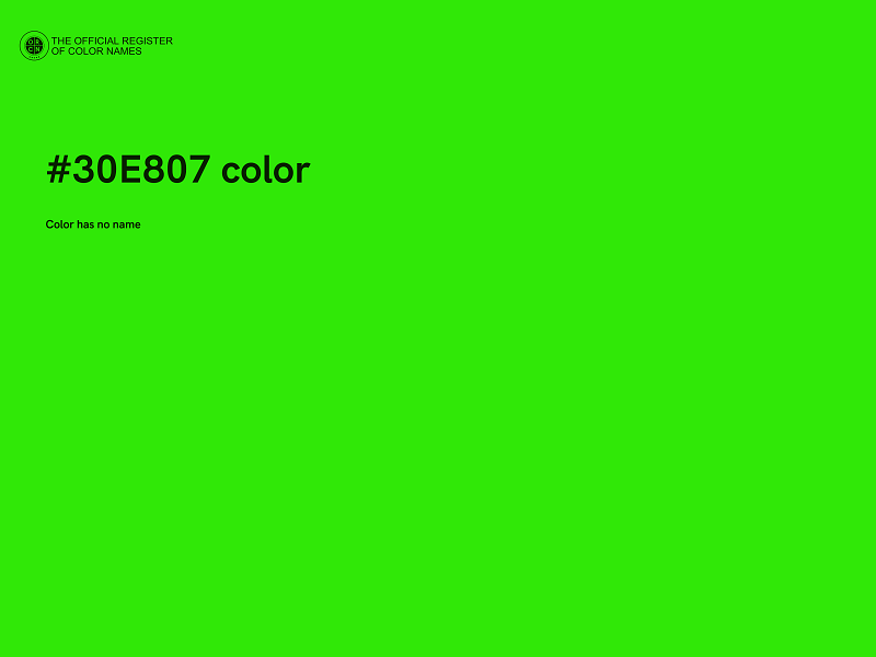 #30E807 color image