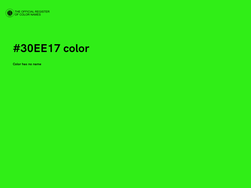 #30EE17 color image