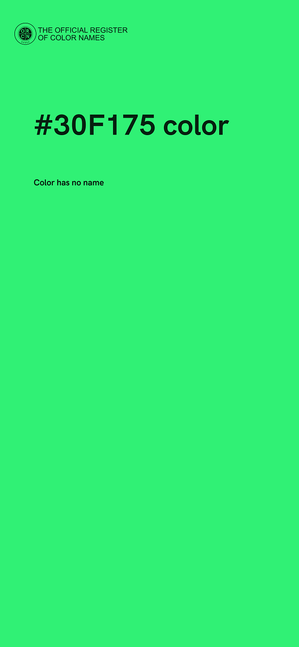 #30F175 color image