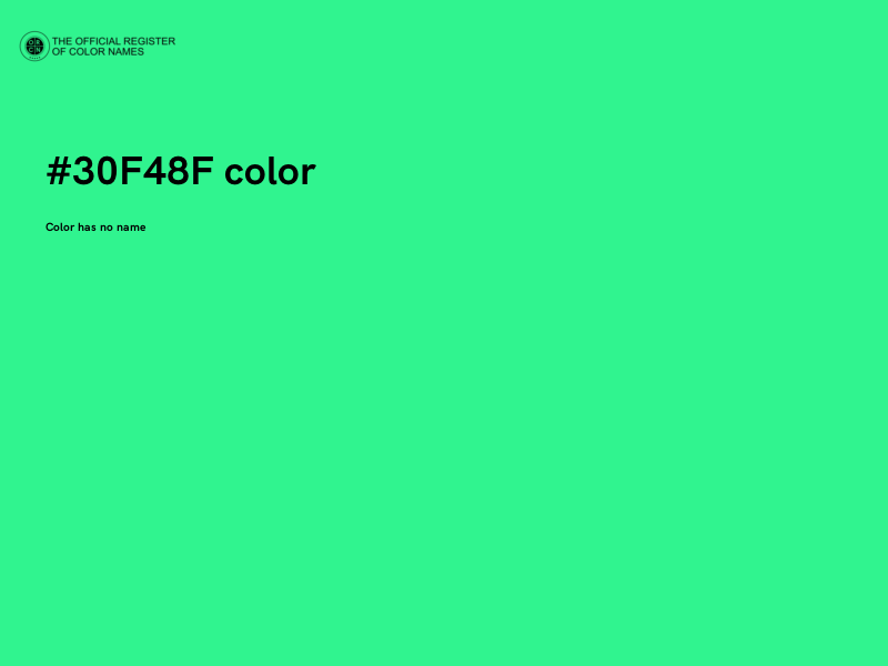 #30F48F color image
