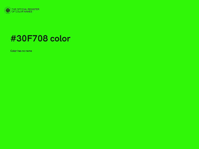 #30F708 color image