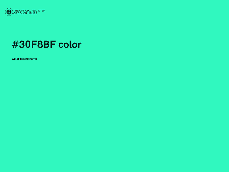 #30F8BF color image