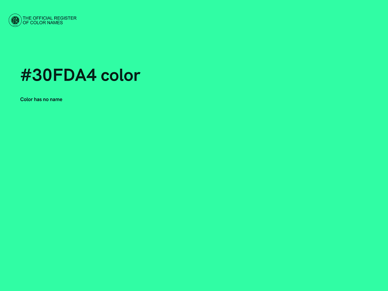 #30FDA4 color image