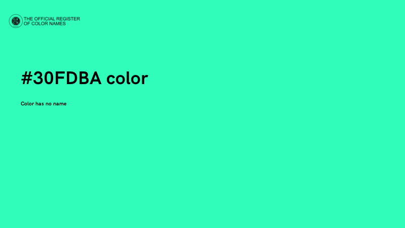 #30FDBA color image