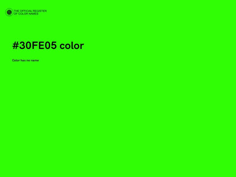 #30FE05 color image