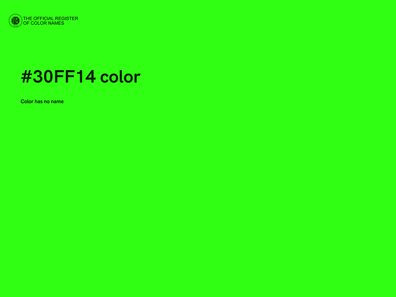 #30FF14 color image