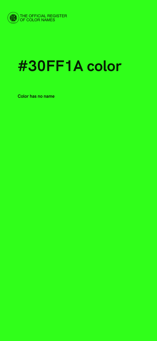 #30FF1A color image