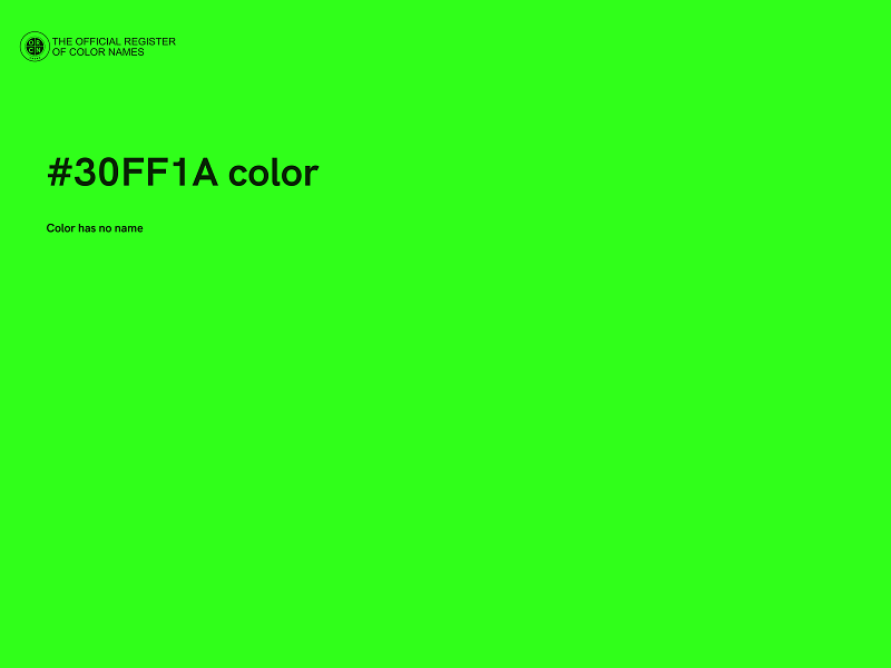 #30FF1A color image