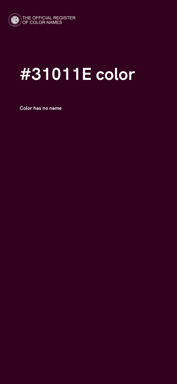 #31011E color image