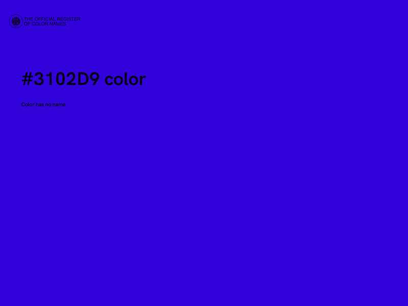 #3102D9 color image