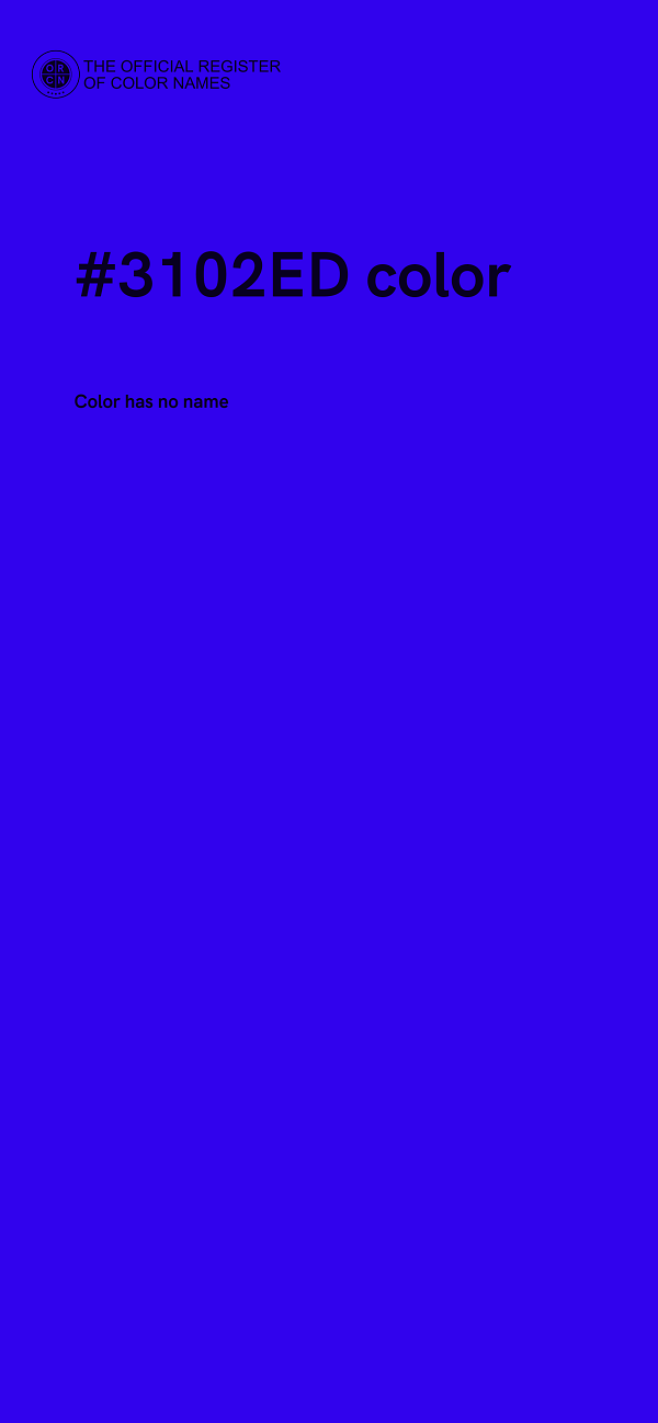 #3102ED color image