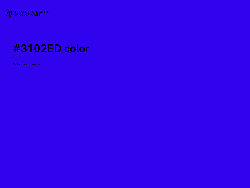 #3102ED color image