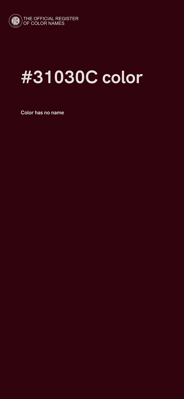 #31030C color image