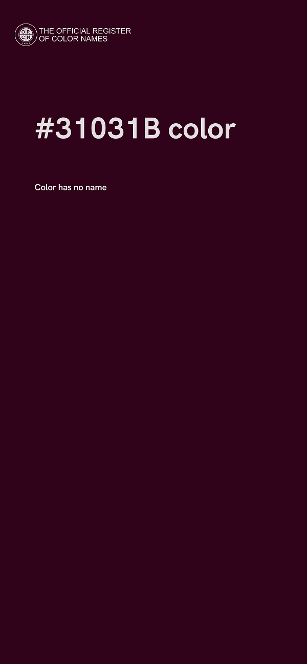 #31031B color image
