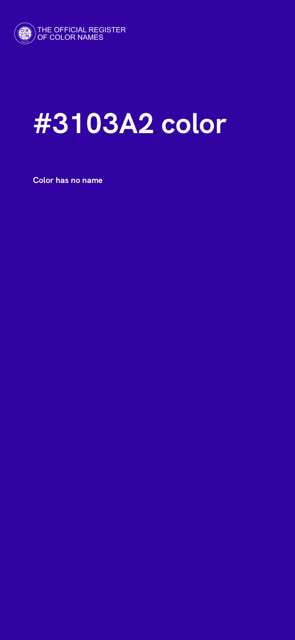 #3103A2 color image