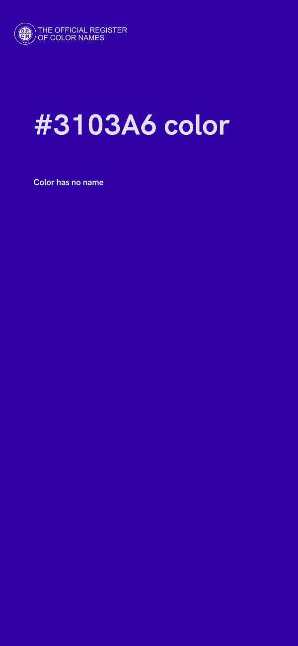 #3103A6 color image